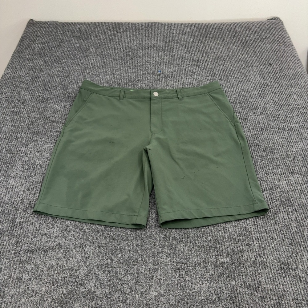 Bonobos Golf Shorts Mens 40 Green Polyester Elastane Performance Athletic Golf